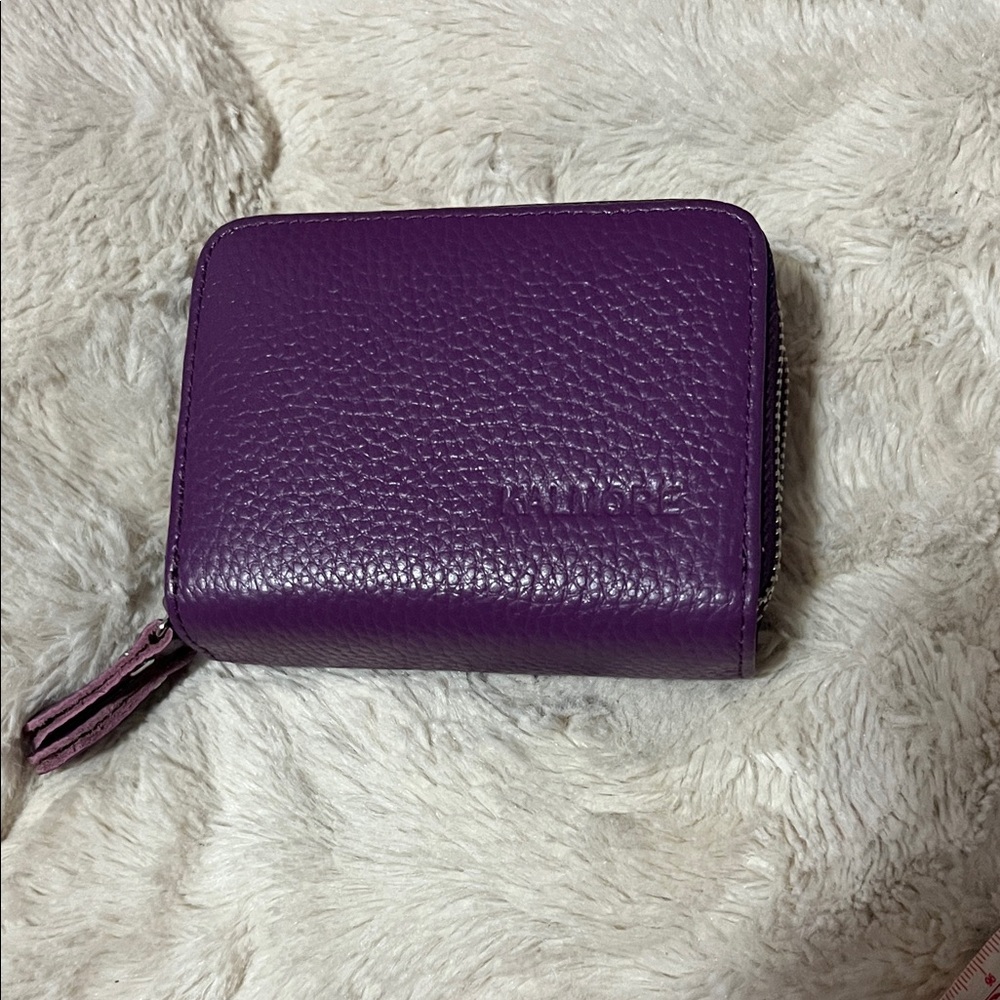 Purple Leather Wallet